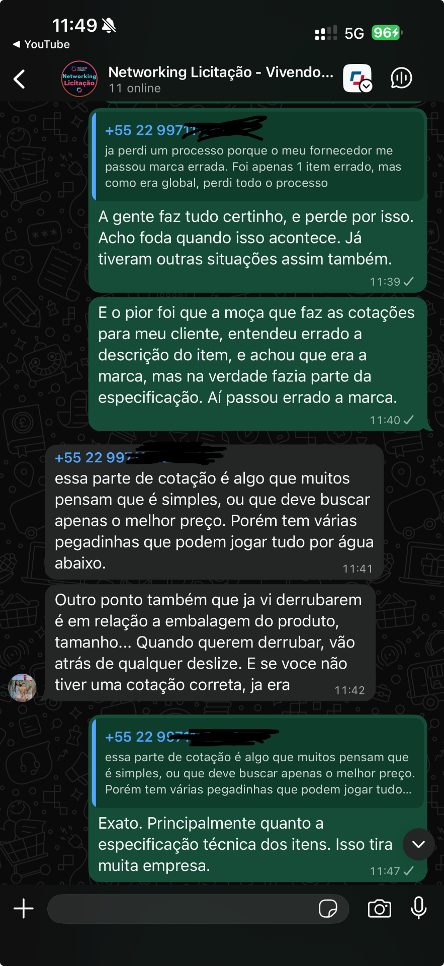 Discussão sobre cláusula de edital